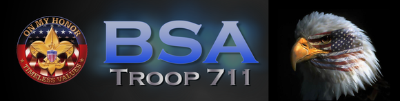 Godspeak BSA Troop 711 Banner